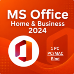 Microsoft Office Home & Business 2024 License for 1 PC/Mac [BIND]