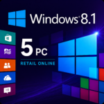 Windows 8.1  – 5 PC Retail License
