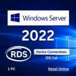 Microsoft Windows Server 2022 RDS Device CAL 50 Devices [Retail Online]