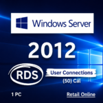 Microsoft Windows Server 2012 RDS User CAL 50 Users [Retail Online]