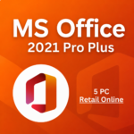 Microsoft Office 2021 Pro Plus License Key for 5 PCs [Retail Online]