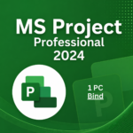 Microsoft Project Professional 2024 License for 1 PC [BIND]