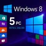Windows 8  – 5 PC Retail License