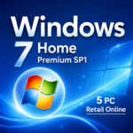 Windows 7 Home Premium SP1 – 5 PC Retail License