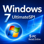 Windows 7 Ultimate SP1 SP1 – 5 PC Retail License