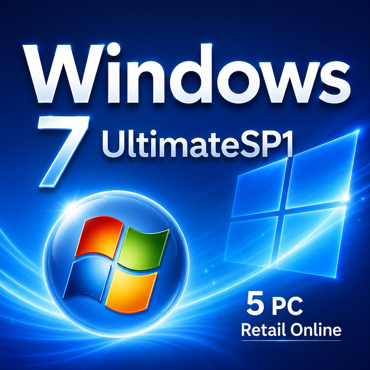 a9ba9ac6-d8f5-4f4d-96a9-2123cc26d509 Windows 7 Ultimate SP1 SP1 – 5 PC Retail License - Image 1