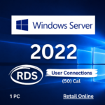 Microsoft Windows Server 2022 Remote Desktop Services (RDS) User CALs (50 Users
